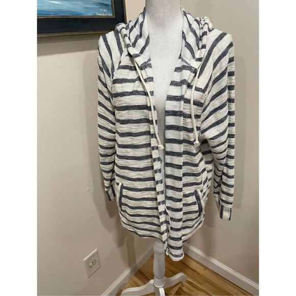 Maurices Stripe Hoodie Sweater Size XL - Picture 1 of 6